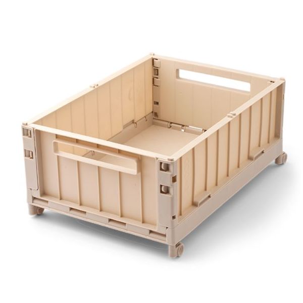 Boîte de rangement Weston avec roulettes - M - Sable