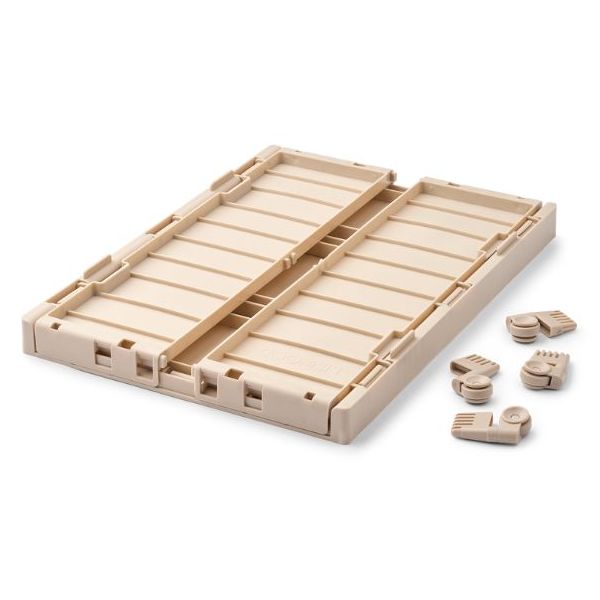 Boîte de rangement Weston avec roulettes - M - Sable