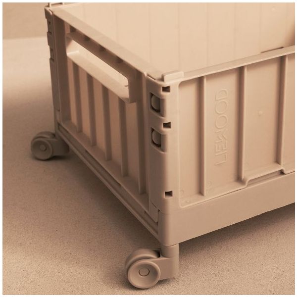 Boîte de rangement Weston avec roulettes - M - Sable