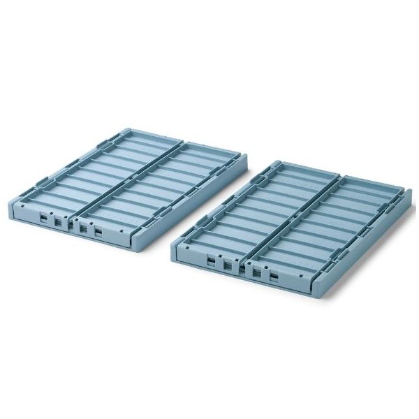 2-Pack Weston Storage Box - Beach Blue - M