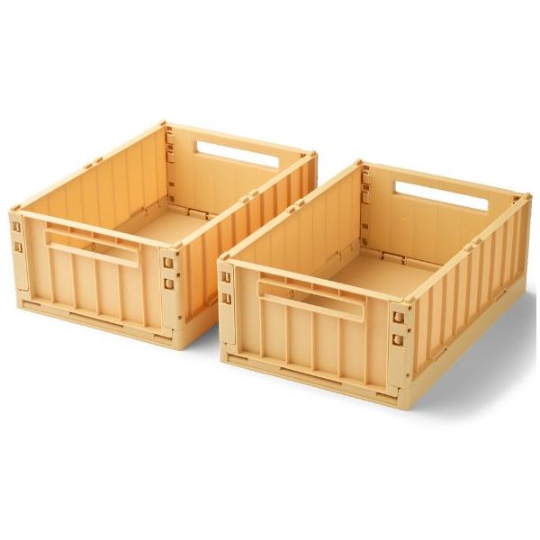 2-Pack Weston Storage Box - Lemon Yellow - M
