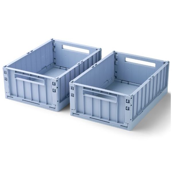 2-Pack Weston Storage Box - Dusty Lavender - M