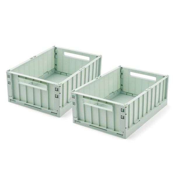 2-Pack Weston Storage Box - Light Peppermint - M