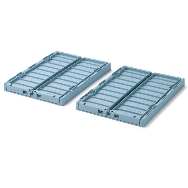 2-Pack Weston Storage Box - Beach Blue - S