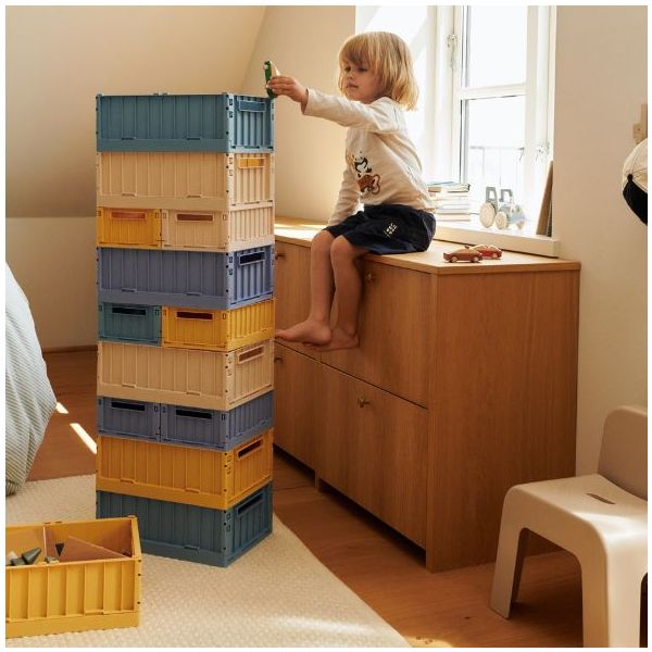 2-Pack Weston Storage Box - Beach Blue - S