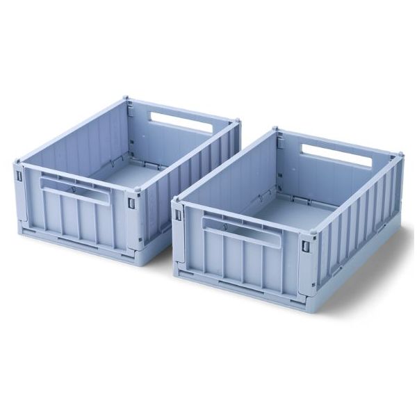 2-Pack Weston Storage Box - Dusty Lavender - S