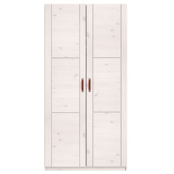 Armoire 100 cm - 2 portes - 1 tringle & 1 étagère