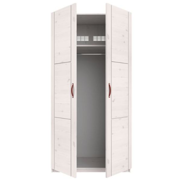 Armoire 100 cm - 2 portes - 1 tringle & 1 étagère