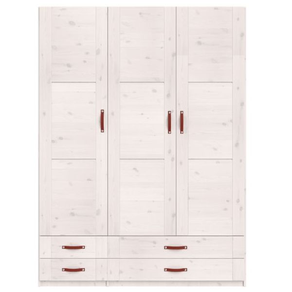Armoire 150 cm - 3 portes & 4 tiroirs
