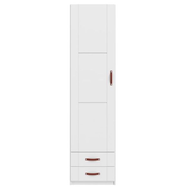 Armoire 50 cm - 1 porte & 2 tiroirs
