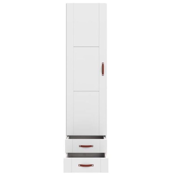 Armoire 50 cm - 1 porte & 2 tiroirs