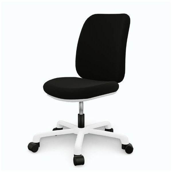 Chaise de bureau Confort - Noir / Blanc
