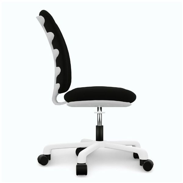 Chaise de bureau Confort - Noir / Blanc