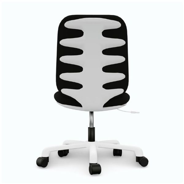 Chaise de bureau Confort - Noir / Blanc