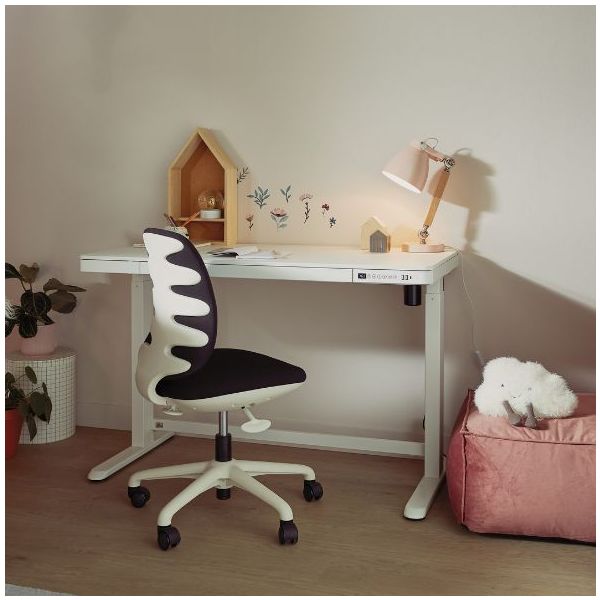 Chaise de bureau Confort - Noir / Blanc