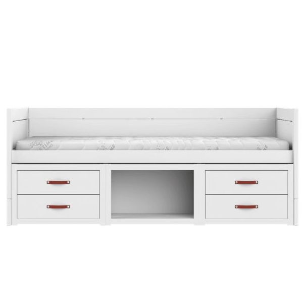Lit banquette Original avec rangements 90 x 200 cm