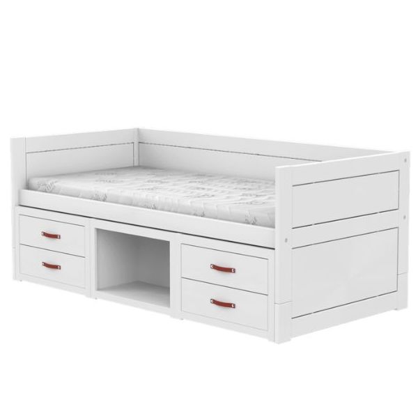 Lit banquette Original avec rangements 90 x 200 cm