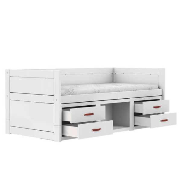Lit banquette Original avec rangements 90 x 200 cm
