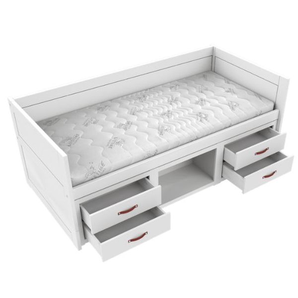 Lit banquette Original avec rangements 90 x 200 cm