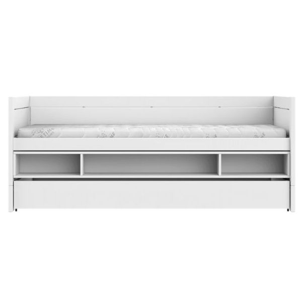 Original Bettsofa mit Schublade & Stauraum 90 x 200 cm