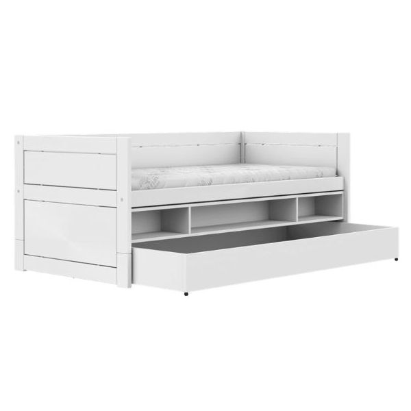 Original Bettsofa mit Schublade & Stauraum 90 x 200 cm