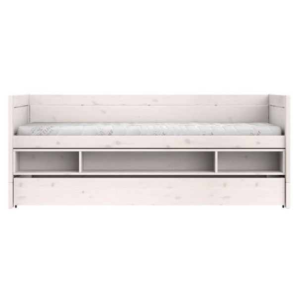 Original Bettsofa mit Schublade & Stauraum 90 x 200 cm
