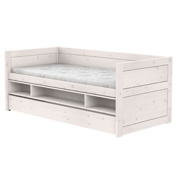 Original Bettsofa mit Schublade & Stauraum 90 x 200 cm