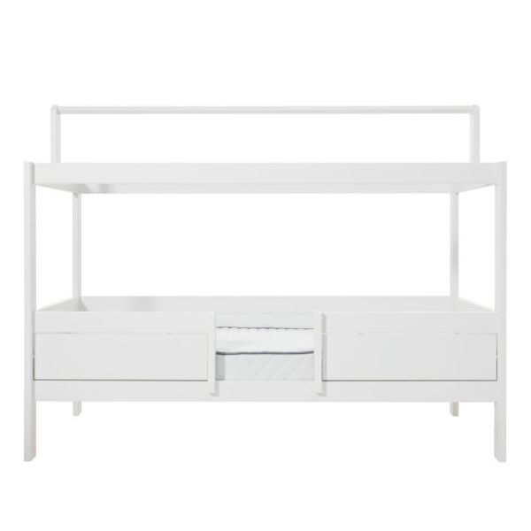 Lit avec construction pour toit textile 4 en 1