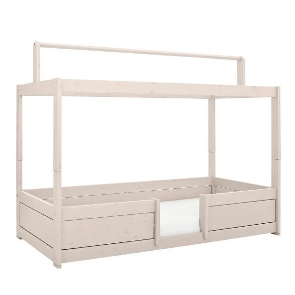 Lit avec construction pour toit textile 4 en 1