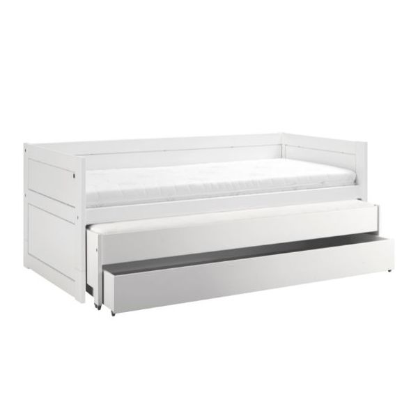 Lit Gigogne avec tiroir-lit et tiroir de rangement