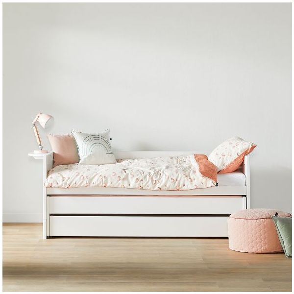 Lit Gigogne avec tiroir-lit et tiroir de rangement