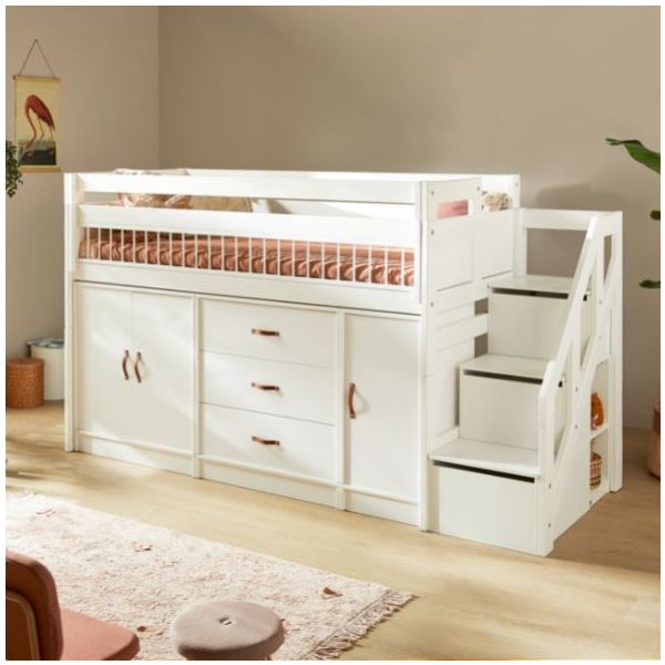 Lit mi-hauteur - All-in-one