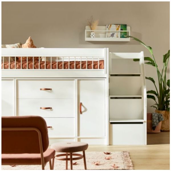 Lit mi-hauteur - All-in-one