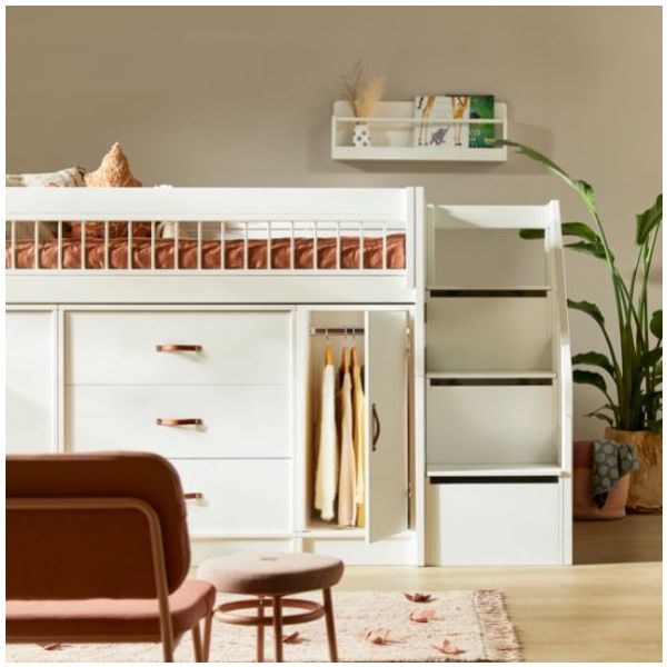 Lit mi-hauteur - All-in-one