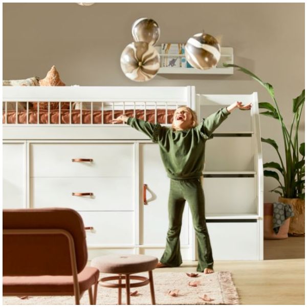 Lit mi-hauteur - All-in-one