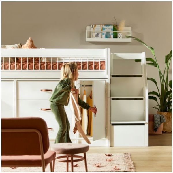 Lit mi-hauteur - All-in-one