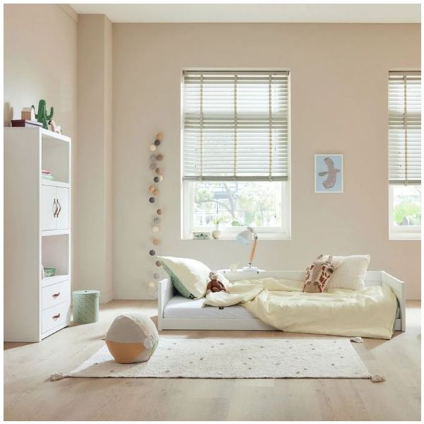 Mitwachsendes Bodenbett Montessori 90 x 200 cm - Weiss