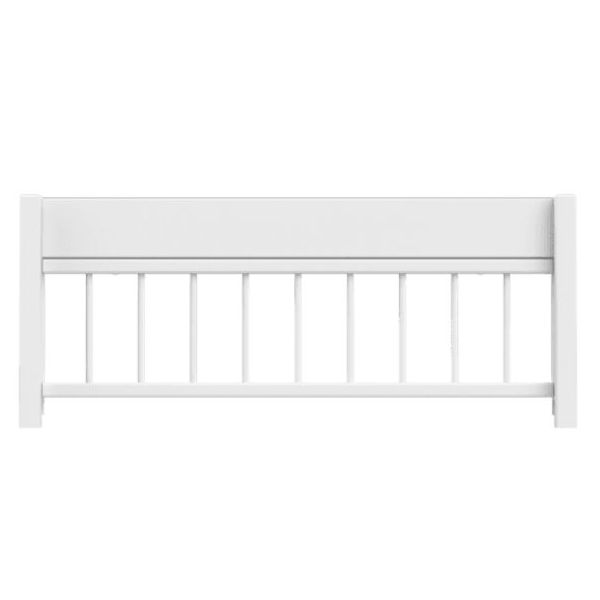 Petite barrière de sécurité à barreaux Breeze - 80 cm - Blanc