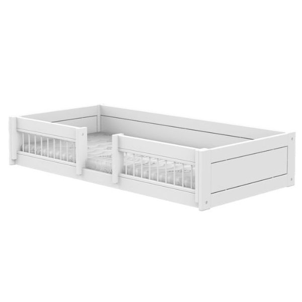 Petite barrière de sécurité à barreaux Breeze - 80 cm - Blanc