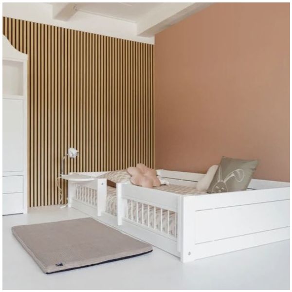 Petite barrière de sécurité à barreaux Breeze - 80 cm - Blanc