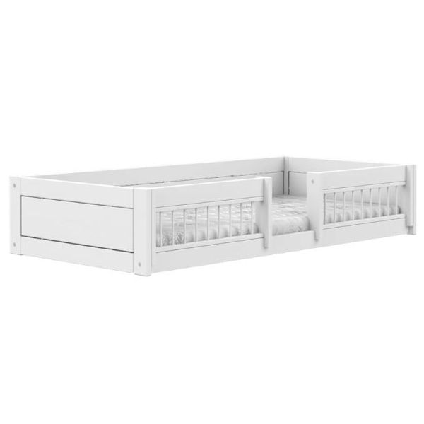 Petite barrière de sécurité à barreaux Breeze - 80 cm - Blanc