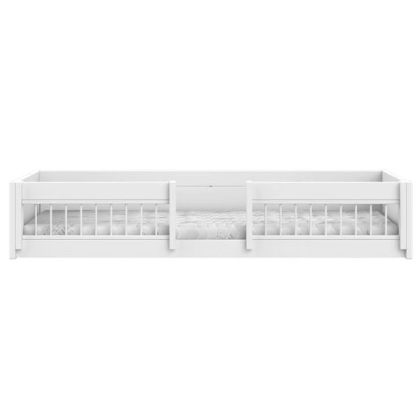 Petite barrière de sécurité à barreaux Breeze - 80 cm - Blanc