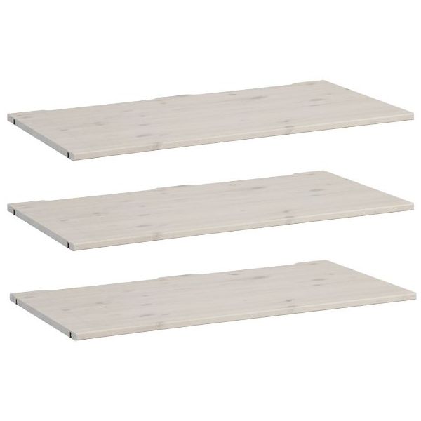 Set de 3 étagère supplémentaires pour armoire 100 cm