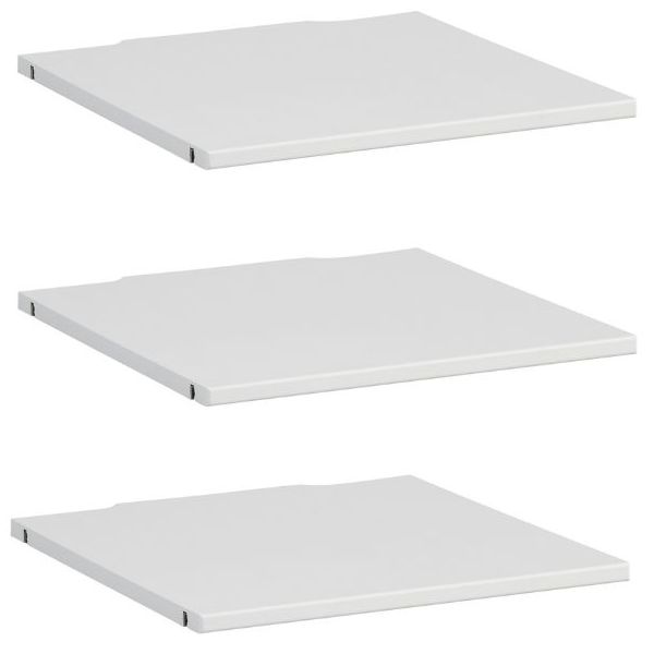 Set de 3 étagère supplémentaires pour armoire 50 cm
