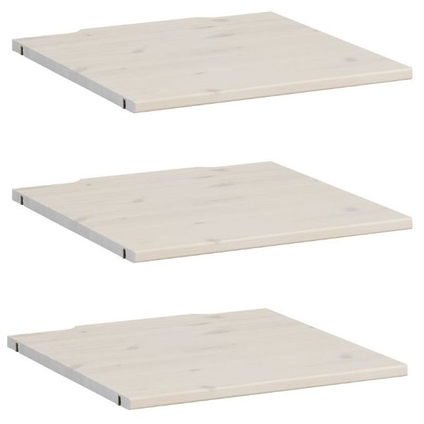 Set de 3 étagère supplémentaires pour armoire 50 cm