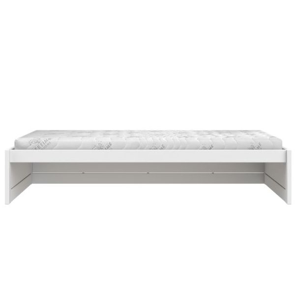 Mitwachsendes Bodenbett Montessori 120 x 200 cm - Weiss
