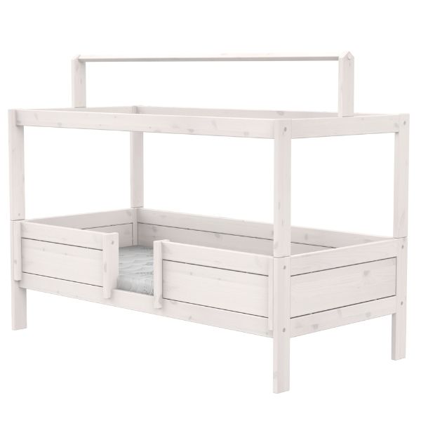 Lit 90 x 200 cm 4 en 1 avec structure supérieure - Deluxe