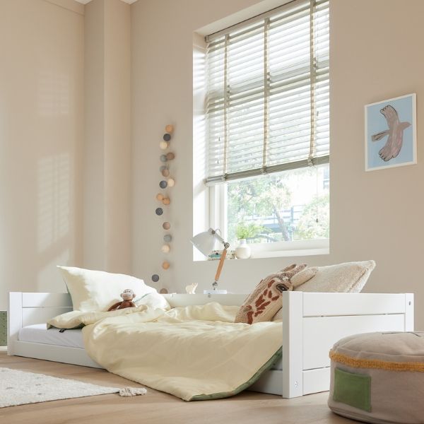 Lit Cabane Montessori 90 x 200 cm - Premium - Blanc