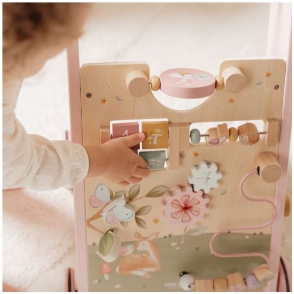 Trotteur multi-activités en bois - Fairy Garden