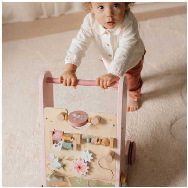 Trotteur multi-activités en bois - Fairy Garden